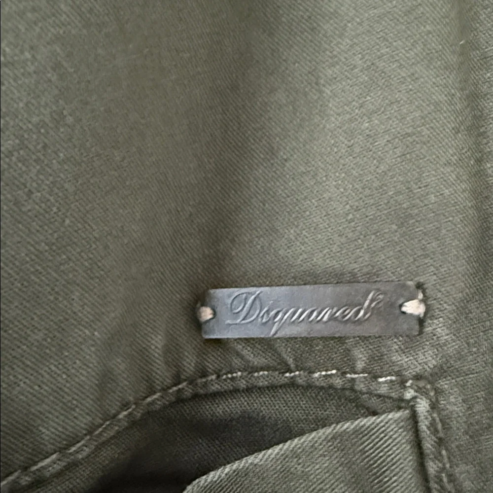 Dsquared‎ 2 Women’s Green Cargo Utility Hight Rise Short IT 40/US 4-6 2014 Y2K